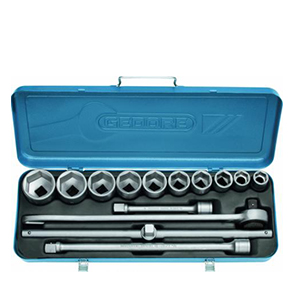 Juego Dados Poligonal CUAD. 3/4'' de 7/8'' a 2'' 14PCS.Pg Gedore - 017202 BR