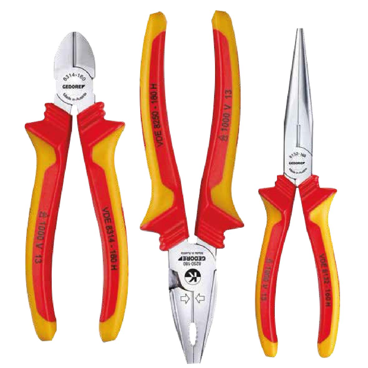 Set de Alicates Aislados (VDE) Gedore - 1550594 AL