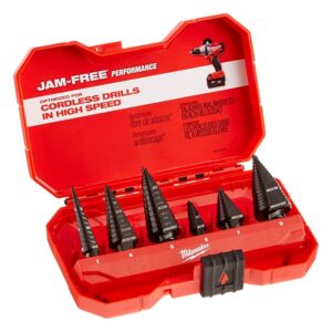 Juego de Brocas Escalonadas 1/8" a 1.1/8" 6PC. Milwaukee - 48899224