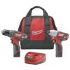 Juego de Taladro + Atornillador M12 (2BAT+1CAR) Milwaukee - 2497259