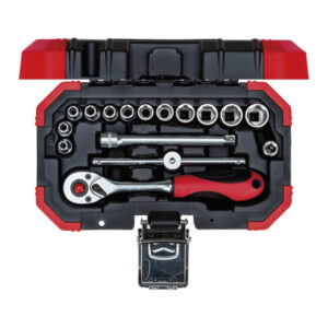 Juego de Dados CUAD. 1/4'' 4 a 13MM (16PCS) Gedore - 3300050 GED.RED.