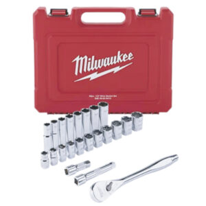 Juego de Dados de Fuerza Hexagonal CUAD. 1/2'' Pulg. 1/2'' a 1.1/16'' 22PC. Milwaukee - 48229410