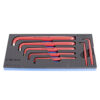 Juego Llaves Allen Aisladas VDE de 3 a 12MM 964VDE7 7PC. en Bandeja Unior