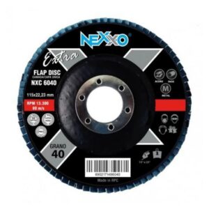 Disco Zirconio INOX. de 4.1/2"X7/8" Grano 120 21DFCA60120 Nexxo