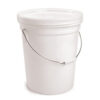 Balde 20 LT con Tapa Color Blanco