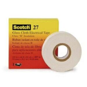 Cinta Fibra de Vidrio Aislante 27 Blanca 25.4MM X 54.8M 3M