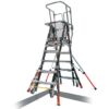 18509-240 Escalera LG Cage 5'-9' Iaa Fg W/Whl Lift Little Giant