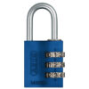 Candado Aluminio Azul 145/30 Titanio C/Clave Abus