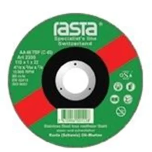 Disco de Corte Inox. Extra Delgado para Metales de 4.1/2'' X 3/64" X 7/8'' 2330RA Rasta - 800152