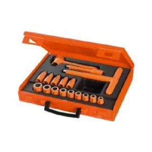 Juego de Dados Poligonal Milim. Aislado Vde 1000V Cuad. 1/2'' 17PCZ Facom - J.401AVSE