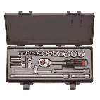 Juego de Dados y Acc. Cuad. 3/8' de 21 Pz. de 1/4'' a 7/8'' Force - 3212