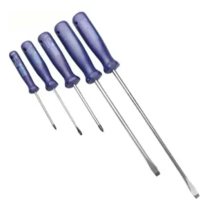 Juego Destornilladores 3 Paletas, 2 Cruz (5 Piezas) Gedore Br - 036450