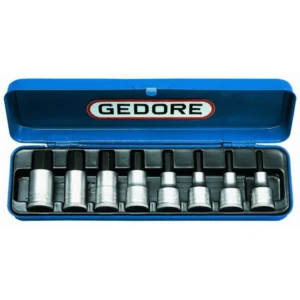 Juego de Dados Allen Cuad. 1/2'' de 3/16'' a 5/8'' Gedore Br - 016202