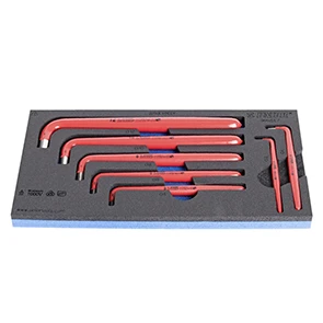 Juego Llaves Allen Aisladas Vde de 3 a 12MM 964VDE7 7PC. en Bandeja Unior