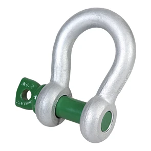 Grillete Lira Green Pin Pasador Roscado de 1" 8.5TON. Norma Europea Dolezych