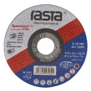 Disco de Corte de 4.1/2'' X 3/32'' X 7/8'' 3205RA Rasta - 800101