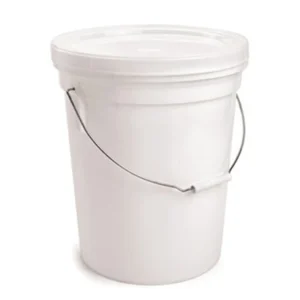 Balde 20 Lt con Tapa Color Blanco
