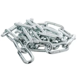 Cadena Eslabon Corto 6MM (1/4") Zincada (Mt)