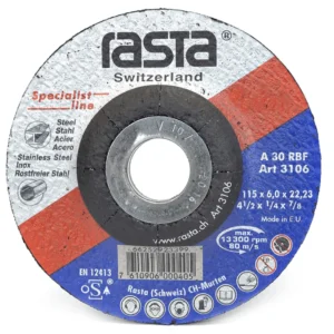 Disco de Desbaste de 4.1/2" X 1/4" X 7/8" 3106RA Rasta" - 801002