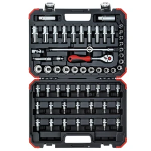 Ged.red. Juego de Dados CUAD.3/8'' de 6 a 24MM 59PC Gedore Al - 3300054