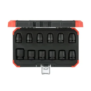 Juego de Dados Impacto Milim&eacute;trico Cuadrante1/2'' de 10 a 24mm 12 Piezas Br 3300574 Gedore