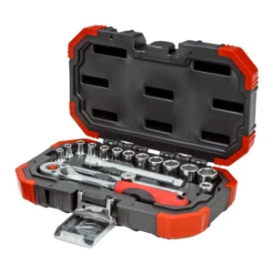 Juego de Dados Cuadrante 1/4" 4 a 13mm 16 Piezas Red 3300050 Gedore