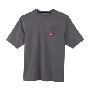 Polera Trabajo Pesado Color Gris Talla m 601g-m Milwaukee