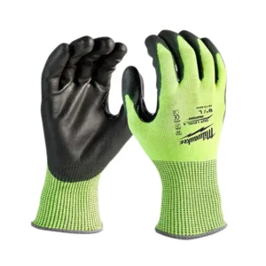 Guantes con Poliuretano de Nivel 4 Alta Visibilidad Talla l 48-73-8942 Milwaukee