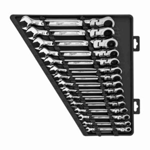 Juego 15PCS Llave Punta Corona con Ratchet Flexible 8MM - 22MM 48229513 Milwaukee