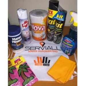 Kit de Aseo y Limpieza de Veh&iacute;culos Maestro Minero