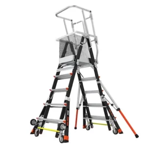 Escalera Telescópica Cage 5' - 9' Iaa Fg W/w l. Little Giant 18509-240