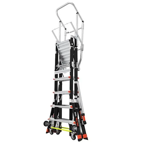 Escalera Telescópica Cage 5' - 9' Iaa Fg W/w l. Little Giant 18509-240 - Imagen 2