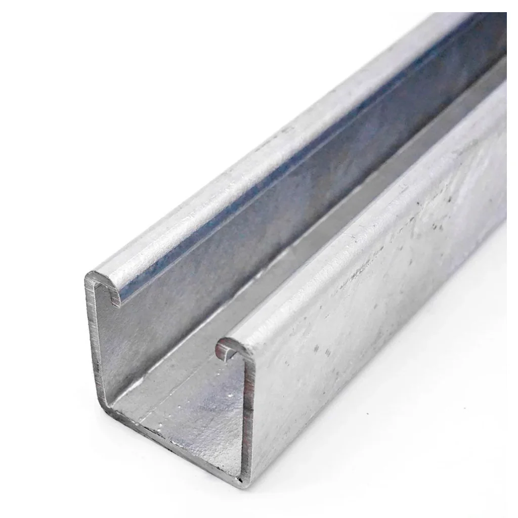 Perfil Riel El&eacute;ctrico Liso 42 X 42 X 3000 X 2.5mm (Hg)