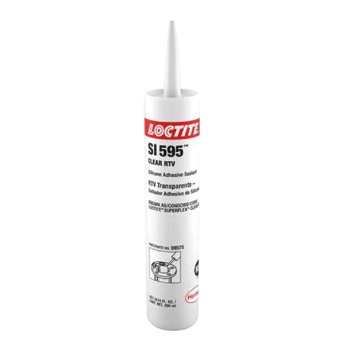 LT 595 Silicona Rtv Transparente 300ml Loctite