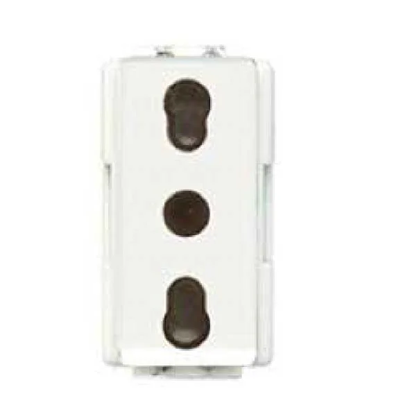 Módulo Enchufe Hembra 2p+t 10/16amp 250v Blanco E2180BN