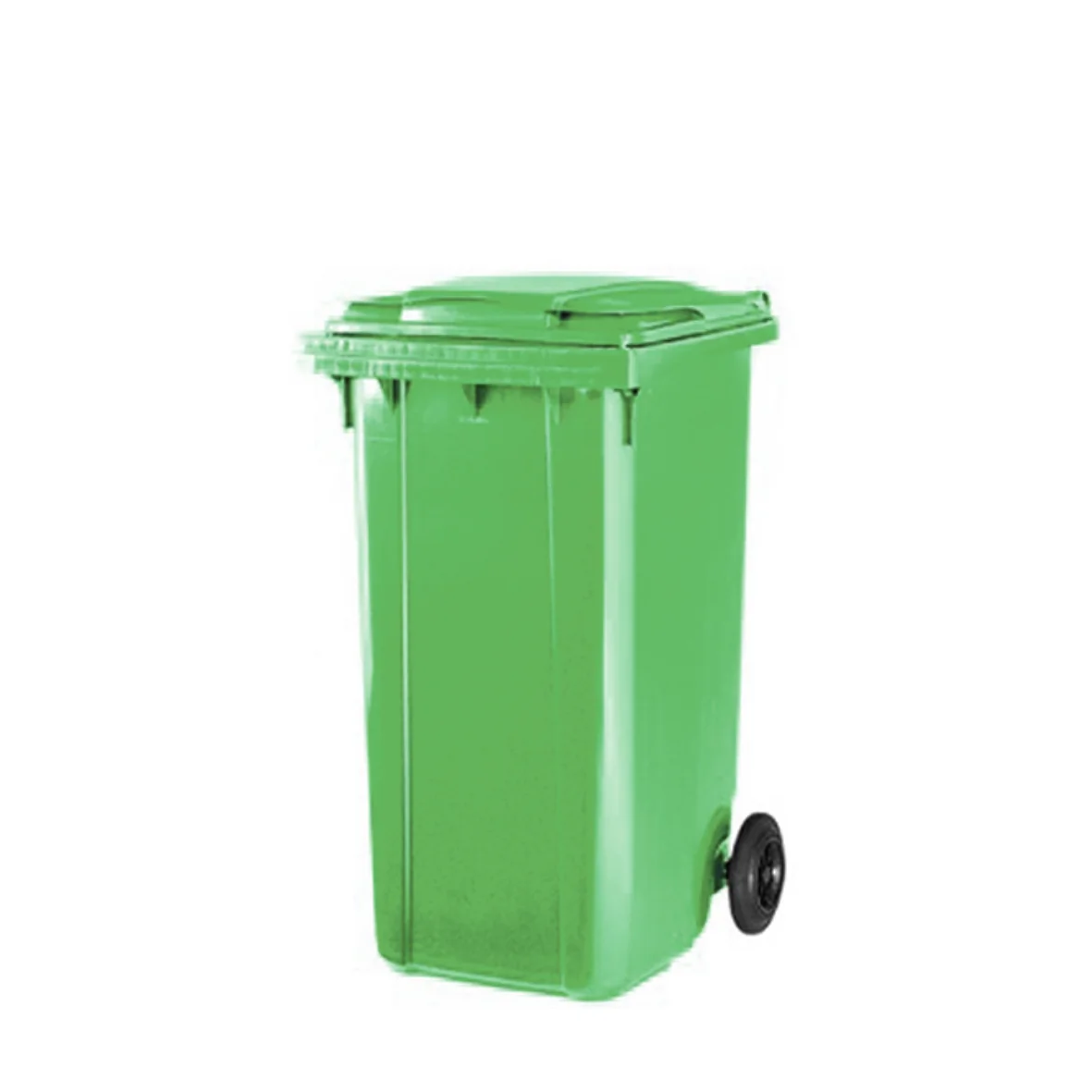 Basurero 240 lt Color Verde Contapa y Ruedas