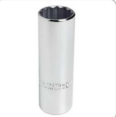 Dado de Impacto Largo Hexagonal Cuadrado 1/2'' de 19mm 60522019 Force