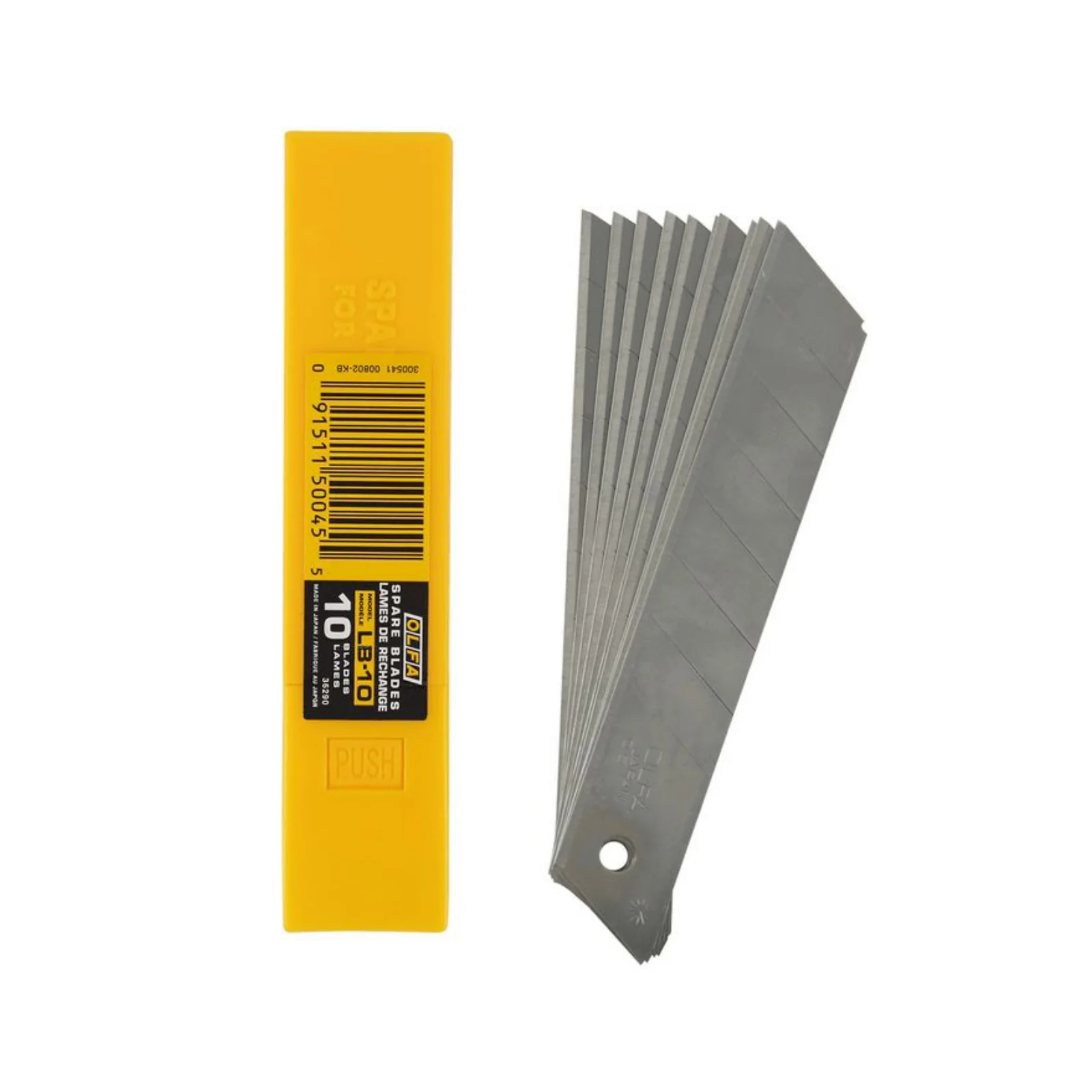 Repuesto Cuchillo LB10 Pack 10 Unidades Olfa