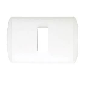 Placa de 1 M&oacute;dulo Color Blanco - E5P1BN Bticino