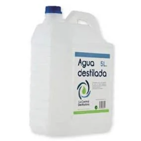 Agua Destilada/desmineralizada Bid&oacute;n 5 Litros