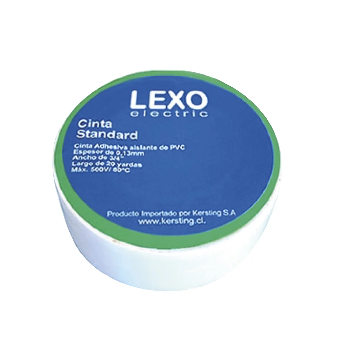 Cinta Aislante PVC Blanca de 3/4" X 20mts
