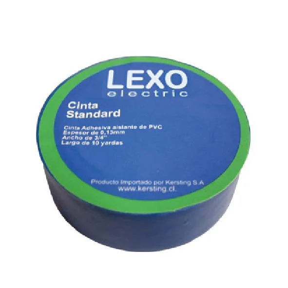 Cinta Aislante PVC Azul de 3/4" X 20mts