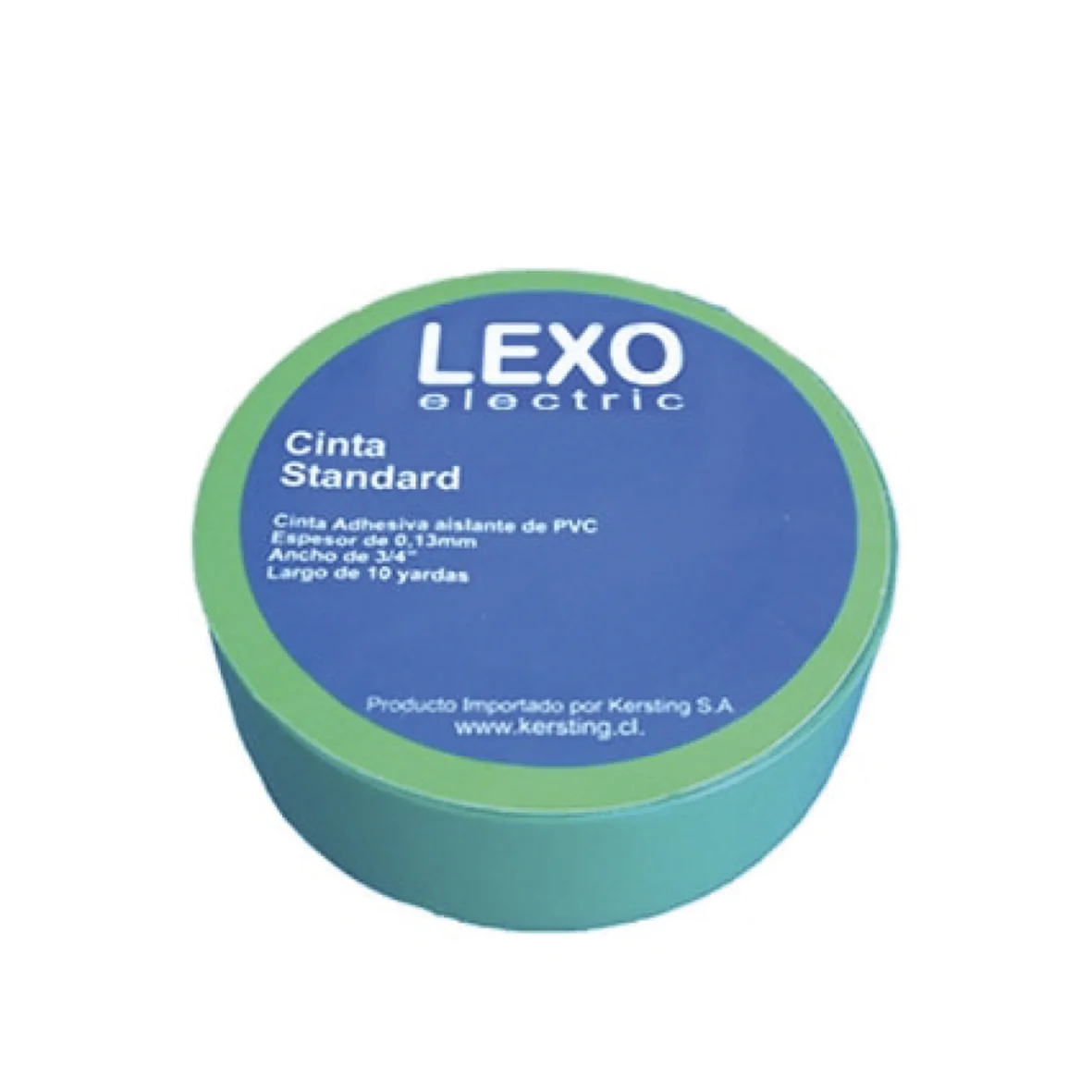 Cinta Aislante PVC Verde de 3/4" X 20mts