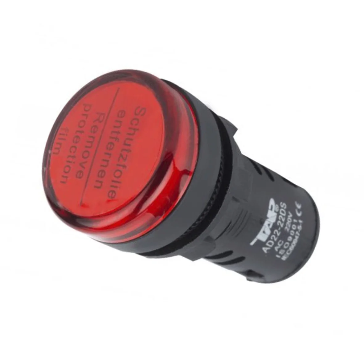 Luz Piloto Red Plast Rojo 22mm 220v