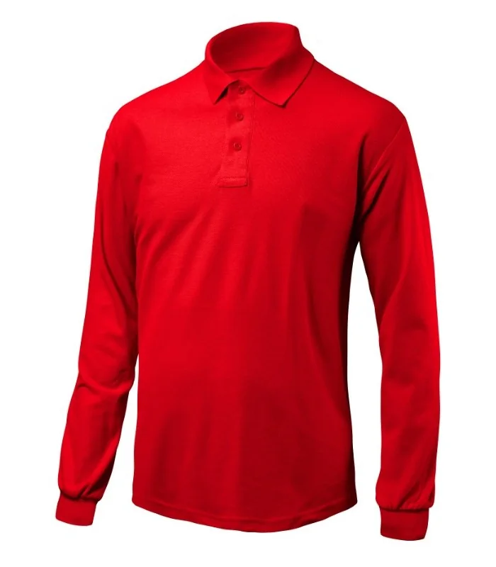 Polera Pique Mujer Manga Corta Talla Xl Rojo con Logo Sa