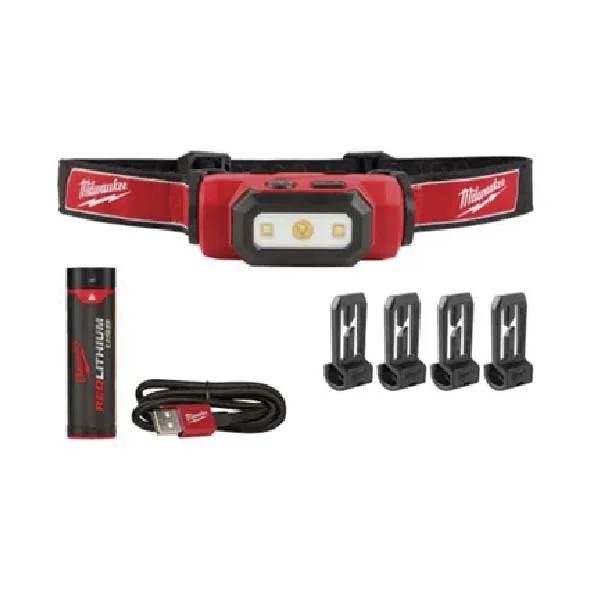 Linterna LED Casco 360&deg; Recargable Usb Milwaukee
