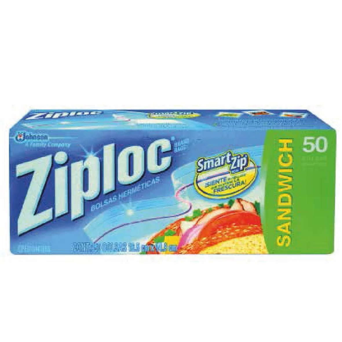 Bolsa Ziploc Pequeña de 14.9x16.5cm (Caja 50un)