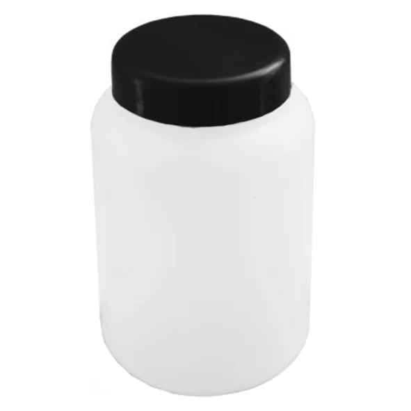 Botella Pl&aacute;stica 250cc con Tapa 41-3 / Contra Tapa 4,2 Redonda