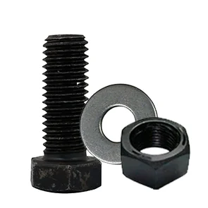 Perno Cabeza Hexagonal G°5 UNC de 3/8"-16 X 2" con Tuerca y Golilla