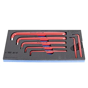 Juego Llaves Allen Aisladas Vde de 3 a 12mm 964vde7 7pc. en Bandeja Unior